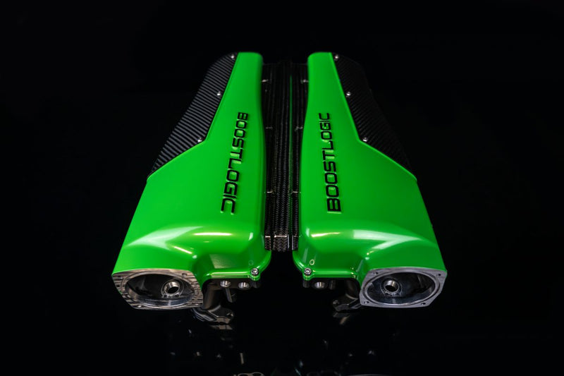 Boost Logic Audi R8/Lamborghini Huracan Billet and Carbon Fiber Intake Manifold